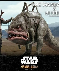 Hot Toys Sixth Scale Collectible Figures Mandalorian™ & Blurrg™ Sixth Scale Figure Set