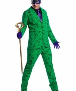 DC Comics Costumes Cosplay, Halloween Costumes Riddler Costume