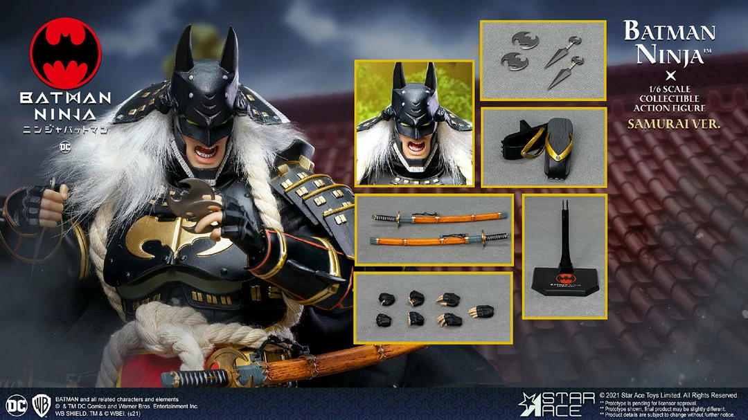 Hot Sale ⭐ Ninja Batman 2.0 Sixth Scale Figure By Star Ace Toys Ltd. My Favorite Movie Series - Batman Ninja 🥰 15 Ninja Batman 2.0 Sixth Scale Figure By Star Ace Toys Ltd. My Favorite Movie Series - Batman Ninja