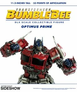Hot Pop Cultures Store Optimus Prime Collectible Figure By ThreeA Toys DLX Scale - Die-Cast Metal - Bumblebee Movie Transformers