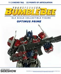Hot Pop Cultures Store Optimus Prime Collectible Figure By ThreeA Toys DLX Scale - Die-Cast Metal - Bumblebee Movie Transformers