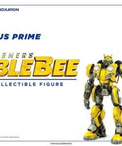 Hot Pop Cultures Store Optimus Prime Collectible Figure By ThreeA Toys DLX Scale - Die-Cast Metal - Bumblebee Movie Transformers