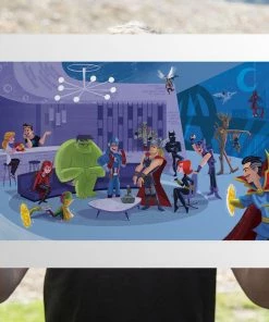 Best deal 🥰 Party At Avengers Tower Art Print By Sideshow Collectibles By Artist Kat Hudson. 😍 11 Party At Avengers Tower Art Print By Sideshow Collectibles By Artist Kat Hudson.
