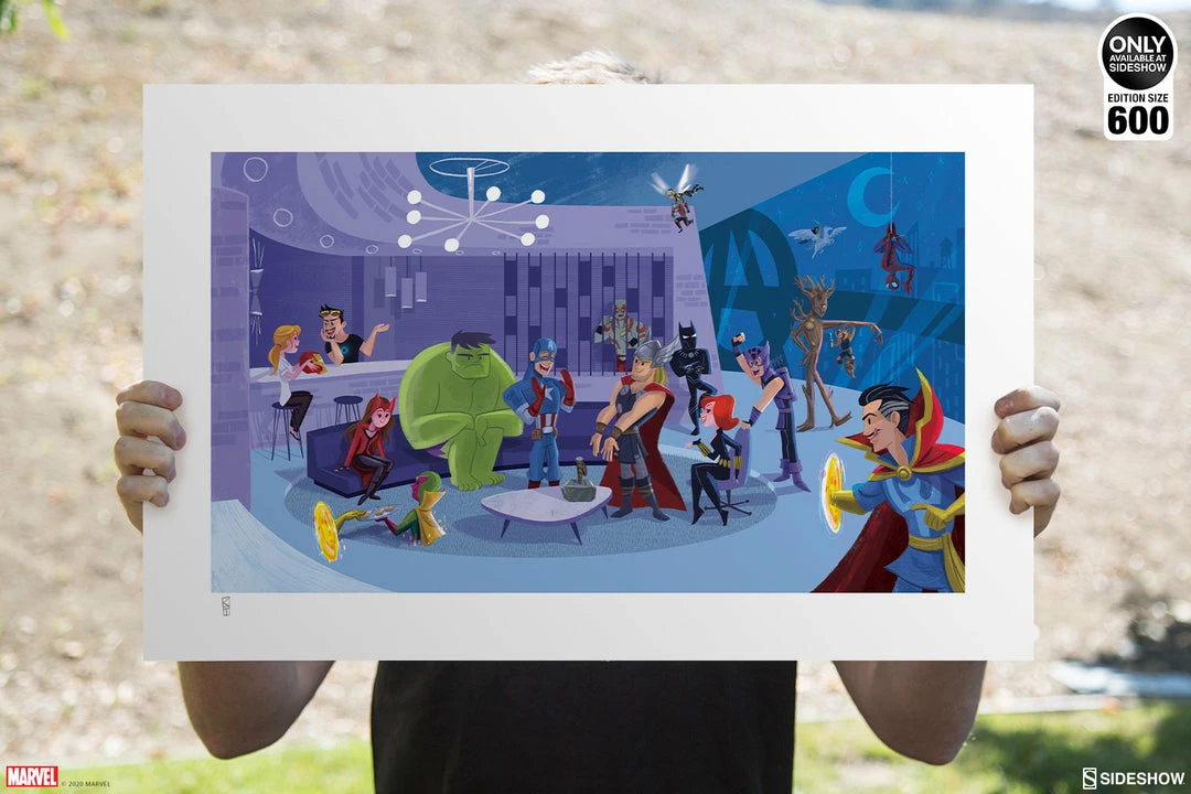 Best deal 🥰 Party At Avengers Tower Art Print By Sideshow Collectibles By Artist Kat Hudson. 😍 6 Party At Avengers Tower Art Print By Sideshow Collectibles By Artist Kat Hudson.
