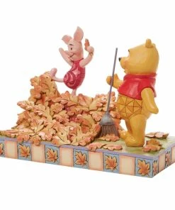 Promo ๐ Pooh And Piglet Fall Figurine By Enesco, LLC Disney Traditions - Jumping Into Fall โ๏ธ 9 Pooh And Piglet Fall Figurine By Enesco, LLC Disney Traditions - Jumping Into Fall