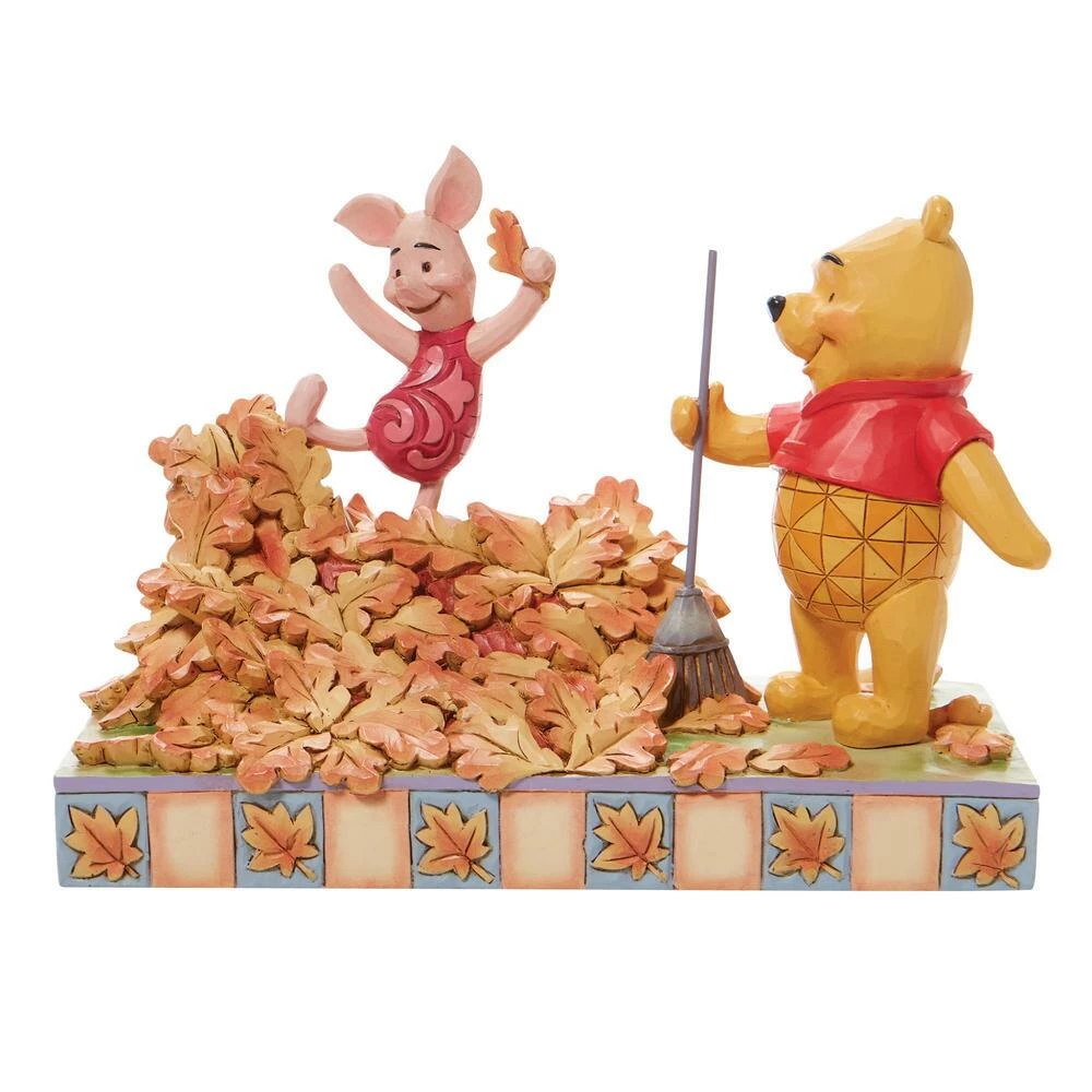 Promo ๐ Pooh And Piglet Fall Figurine By Enesco, LLC Disney Traditions - Jumping Into Fall โ๏ธ 5 Pooh And Piglet Fall Figurine By Enesco, LLC Disney Traditions - Jumping Into Fall