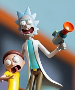 Rick And Morty Polystone Statue By Mondo Rick & Morty