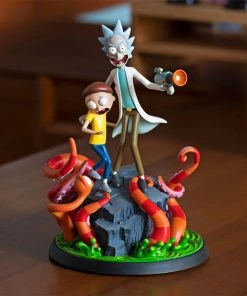 Rick And Morty Polystone Statue By Mondo Rick & Morty