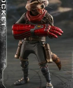 Avengers Earth's Heroes Rocket Sixth Scale Figure By Hot Toys Avengers: Endgame - Movie Masterpiece Series Guardians Of The Galaxy