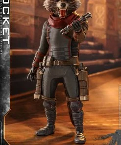 Avengers Earth's Heroes Rocket Sixth Scale Figure By Hot Toys Avengers: Endgame - Movie Masterpiece Series Guardians Of The Galaxy