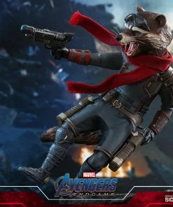 Avengers Earth's Heroes Rocket Sixth Scale Figure By Hot Toys Avengers: Endgame - Movie Masterpiece Series Guardians Of The Galaxy