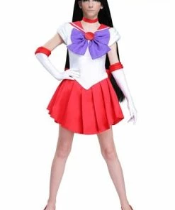Halloweencostumes.com Sailor Moon: Sailor Mars Costume For Women Cosplay, Halloween Costumes