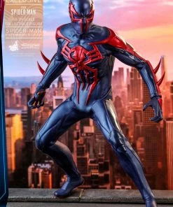 Sixth Scale Collectible Figures Spider-Man (Spider-Man 2099 Black Suit) Sixth Scale Figure By Hot Toys Video Game Masterpiece Series