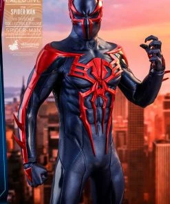 Sixth Scale Collectible Figures Spider-Man (Spider-Man 2099 Black Suit) Sixth Scale Figure By Hot Toys Video Game Masterpiece Series