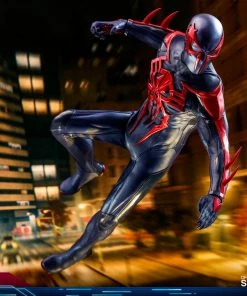 Sixth Scale Collectible Figures Spider-Man (Spider-Man 2099 Black Suit) Sixth Scale Figure By Hot Toys Video Game Masterpiece Series