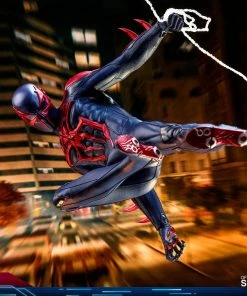 Sixth Scale Collectible Figures Spider-Man (Spider-Man 2099 Black Suit) Sixth Scale Figure By Hot Toys Video Game Masterpiece Series