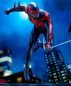 Sixth Scale Collectible Figures Spider-Man (Spider-Man 2099 Black Suit) Sixth Scale Figure By Hot Toys Video Game Masterpiece Series