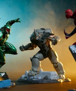 Spider-Man/Rhino/Scorpion Collectible Set By PCS Marvel’s Spider-Man 1:12 Diorama 3-Pack Statue Set Sideshow