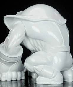 Thanos (Infinity-Sized) Gloss White Edition Designer Collectible Toy By Unruly Industries™ By Joe DellaGatta