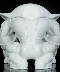 Thanos (Infinity-Sized) Gloss White Edition Designer Collectible Toy By Unruly Industries™ By Joe DellaGatta