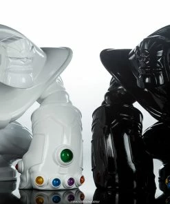 Thanos (Infinity-Sized) Gloss White Edition Designer Collectible Toy By Unruly Industries™ By Joe DellaGatta