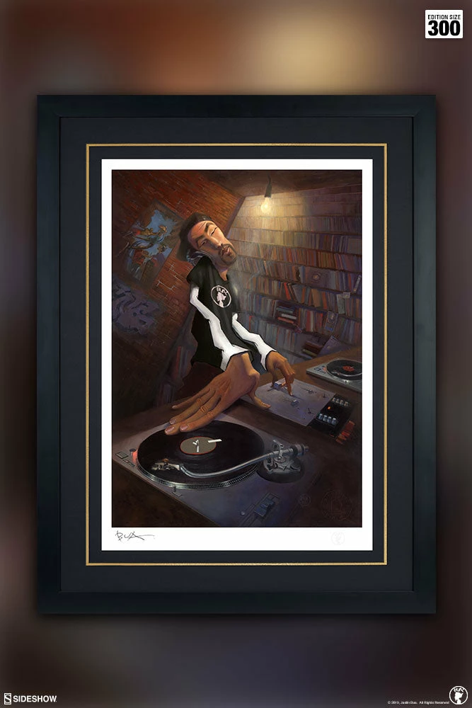 Promo 🤩 The DJ Art Print By Sideshow Collectibles By Groundbreaking Artist Justin BUA. 😉 2 The DJ Art Print By Sideshow Collectibles By Groundbreaking Artist Justin BUA.