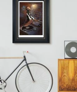 Promo 🤩 The DJ Art Print By Sideshow Collectibles By Groundbreaking Artist Justin BUA. 😉 9 The DJ Art Print By Sideshow Collectibles By Groundbreaking Artist Justin BUA.