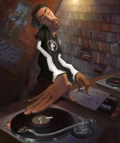 Promo 🤩 The DJ Art Print By Sideshow Collectibles By Groundbreaking Artist Justin BUA. 😉 10 The DJ Art Print By Sideshow Collectibles By Groundbreaking Artist Justin BUA.