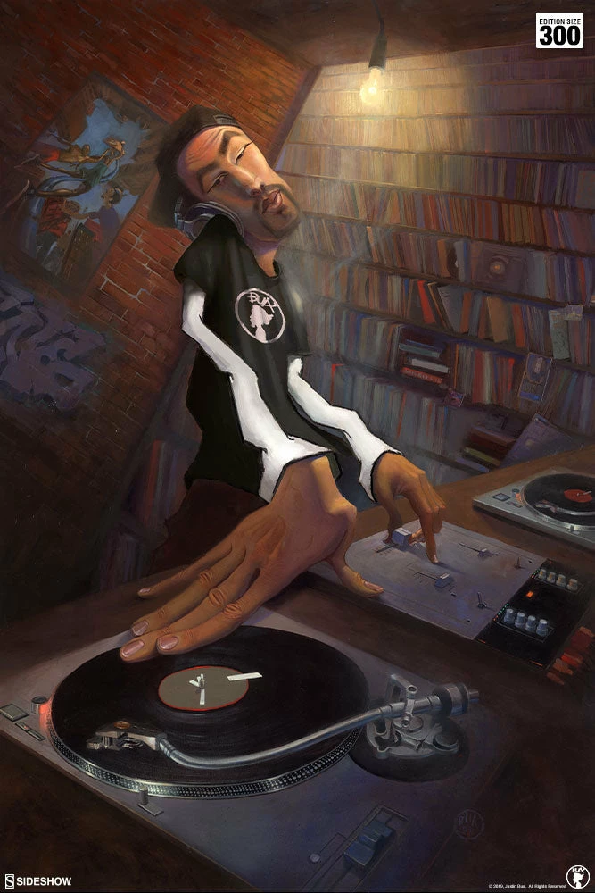 Promo 🤩 The DJ Art Print By Sideshow Collectibles By Groundbreaking Artist Justin BUA. 😉 4 The DJ Art Print By Sideshow Collectibles By Groundbreaking Artist Justin BUA.