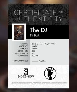 Promo 🤩 The DJ Art Print By Sideshow Collectibles By Groundbreaking Artist Justin BUA. 😉 13 The DJ Art Print By Sideshow Collectibles By Groundbreaking Artist Justin BUA.
