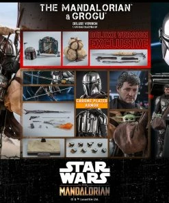 Hot Toys The Mandalorian™ And Grogu™ Sixth Scale Figure Set