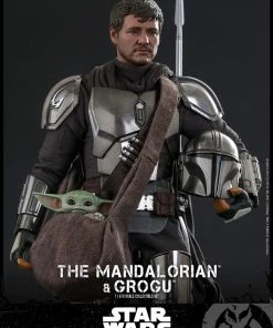 Hot Pop Cultures Store Sixth Scale Collectible Figures The Mandalorian™ And Grogu™ Sixth Scale Figure Set