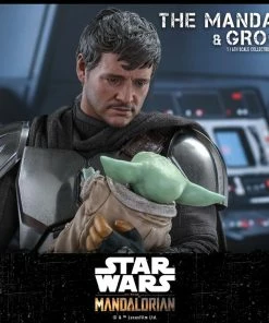 Hot Pop Cultures Store Sixth Scale Collectible Figures The Mandalorian™ And Grogu™ Sixth Scale Figure Set