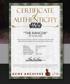 Best Pirce š Art Work Murals & Prints The Rancor⢠Fine Art Print, An Officially Licensed Star Wars Collectible By Artist RJ Palmer. Art Print By ACME Archives š 10 Art Work Murals & Prints The Rancor⢠Fine Art Print, An Officially Licensed Star Wars Collectible By Artist RJ Palmer. Art Print By ACME Archives