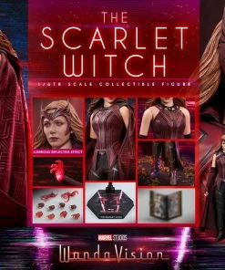 Sixth Scale Collectible Figures The Scarlet Witch Sixth Scale Figure By Hot Toys