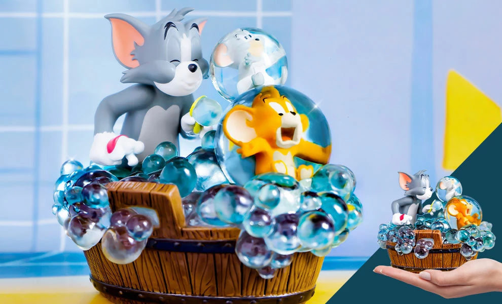Outlet ๐งจ Tom And Jerry - Bath Time Statue By Soap Studio Looney Tunes ๐ 1 Tom And Jerry - Bath Time Statue By Soap Studio Looney Tunes