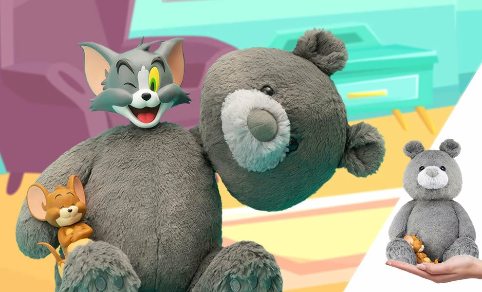 Brand new ๐ Tom And Jerry Plush Teddy Bear (Charcoal Gray) Collectible Figure By Soap Studio ๐ฅ 1 Tom And Jerry Plush Teddy Bear (Charcoal Gray) Collectible Figure By Soap Studio