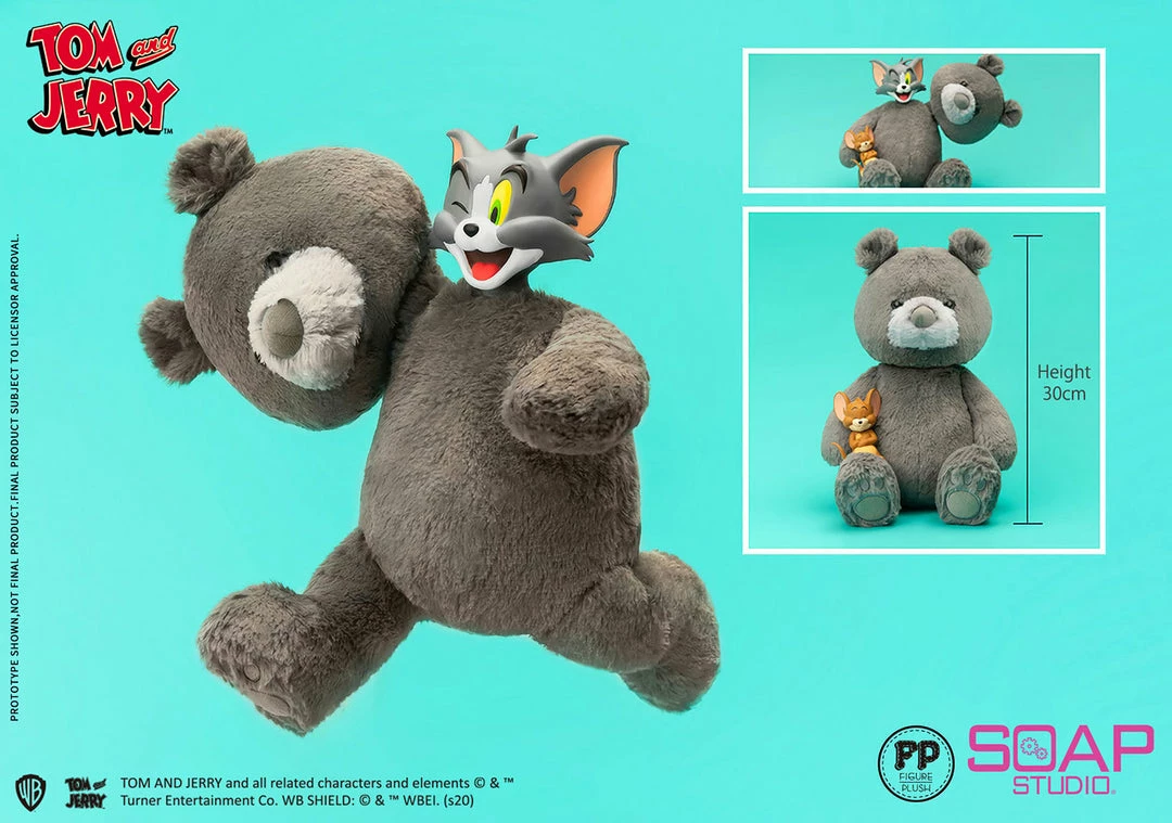 Brand new ๐ Tom And Jerry Plush Teddy Bear (Charcoal Gray) Collectible Figure By Soap Studio ๐ฅ 3 Tom And Jerry Plush Teddy Bear (Charcoal Gray) Collectible Figure By Soap Studio