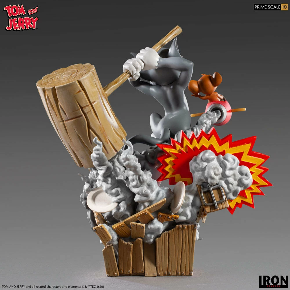 Flash Sale 🎁 Tom & Jerry Statue By Iron Studios Prime Scale 1:3 😍 2 Tom & Jerry Statue By Iron Studios Prime Scale 1:3