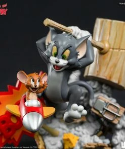 Flash Sale 🎁 Tom & Jerry Statue By Iron Studios Prime Scale 1:3 😍 20 Tom & Jerry Statue By Iron Studios Prime Scale 1:3