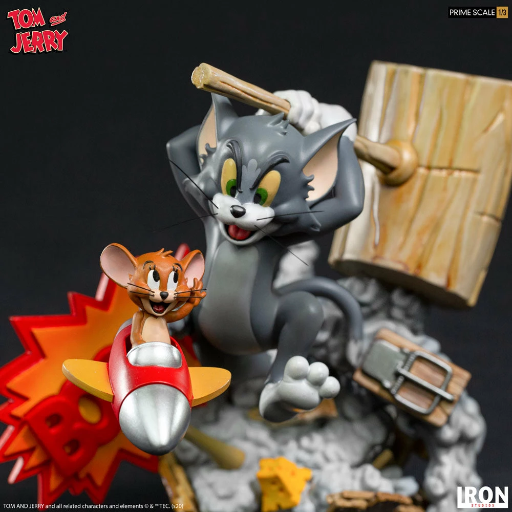Flash Sale 🎁 Tom & Jerry Statue By Iron Studios Prime Scale 1:3 😍 7 Tom & Jerry Statue By Iron Studios Prime Scale 1:3