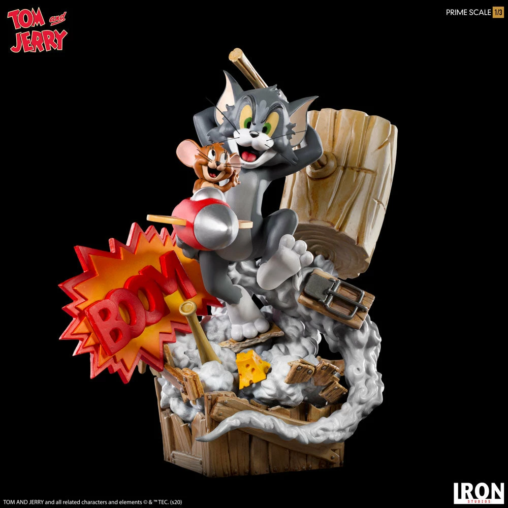 Flash Sale 🎁 Tom & Jerry Statue By Iron Studios Prime Scale 1:3 😍 8 Tom & Jerry Statue By Iron Studios Prime Scale 1:3
