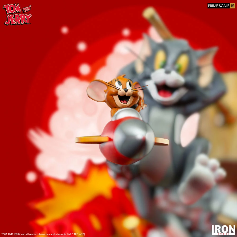 Flash Sale 🎁 Tom & Jerry Statue By Iron Studios Prime Scale 1:3 😍 14 Tom & Jerry Statue By Iron Studios Prime Scale 1:3