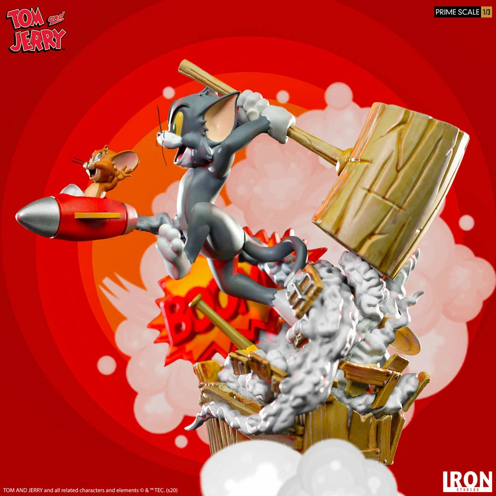 Flash Sale 🎁 Tom & Jerry Statue By Iron Studios Prime Scale 1:3 😍 9 Tom & Jerry Statue By Iron Studios Prime Scale 1:3
