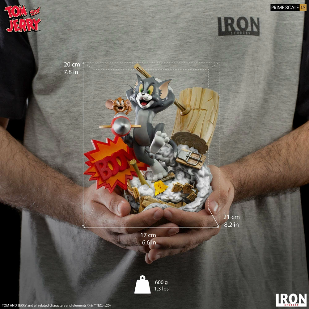 Flash Sale 🎁 Tom & Jerry Statue By Iron Studios Prime Scale 1:3 😍 5 Tom & Jerry Statue By Iron Studios Prime Scale 1:3