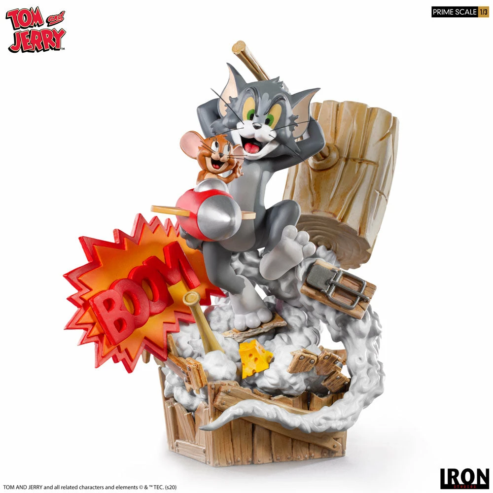 Flash Sale 🎁 Tom & Jerry Statue By Iron Studios Prime Scale 1:3 😍 10 Tom & Jerry Statue By Iron Studios Prime Scale 1:3