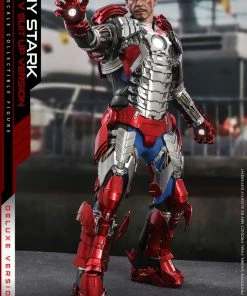 Tony Stark (Mark V Suit Up Version) Deluxe Sixth Scale Figure By Hot Toys Movie Masterpiece Series – Iron Man 2