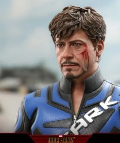 Tony Stark (Mark V Suit Up Version) Deluxe Sixth Scale Figure By Hot Toys Movie Masterpiece Series – Iron Man 2