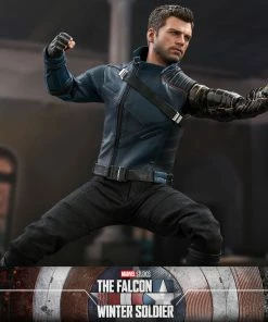 Winter Soldier Sixth Scale Figure By Hot Toys Television Masterpiece Series - The Falcon And The Winter Soldier Avengers Earth's Heroes