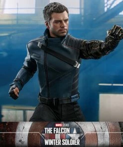 Winter Soldier Sixth Scale Figure By Hot Toys Television Masterpiece Series - The Falcon And The Winter Soldier Avengers Earth's Heroes